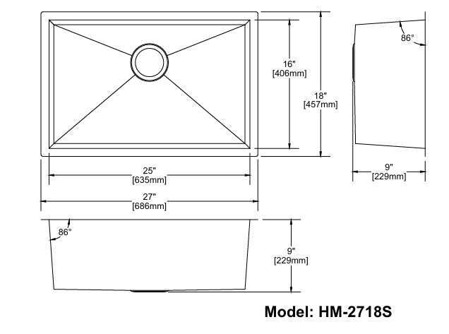 Sink Model: LGDP-HM-2718S