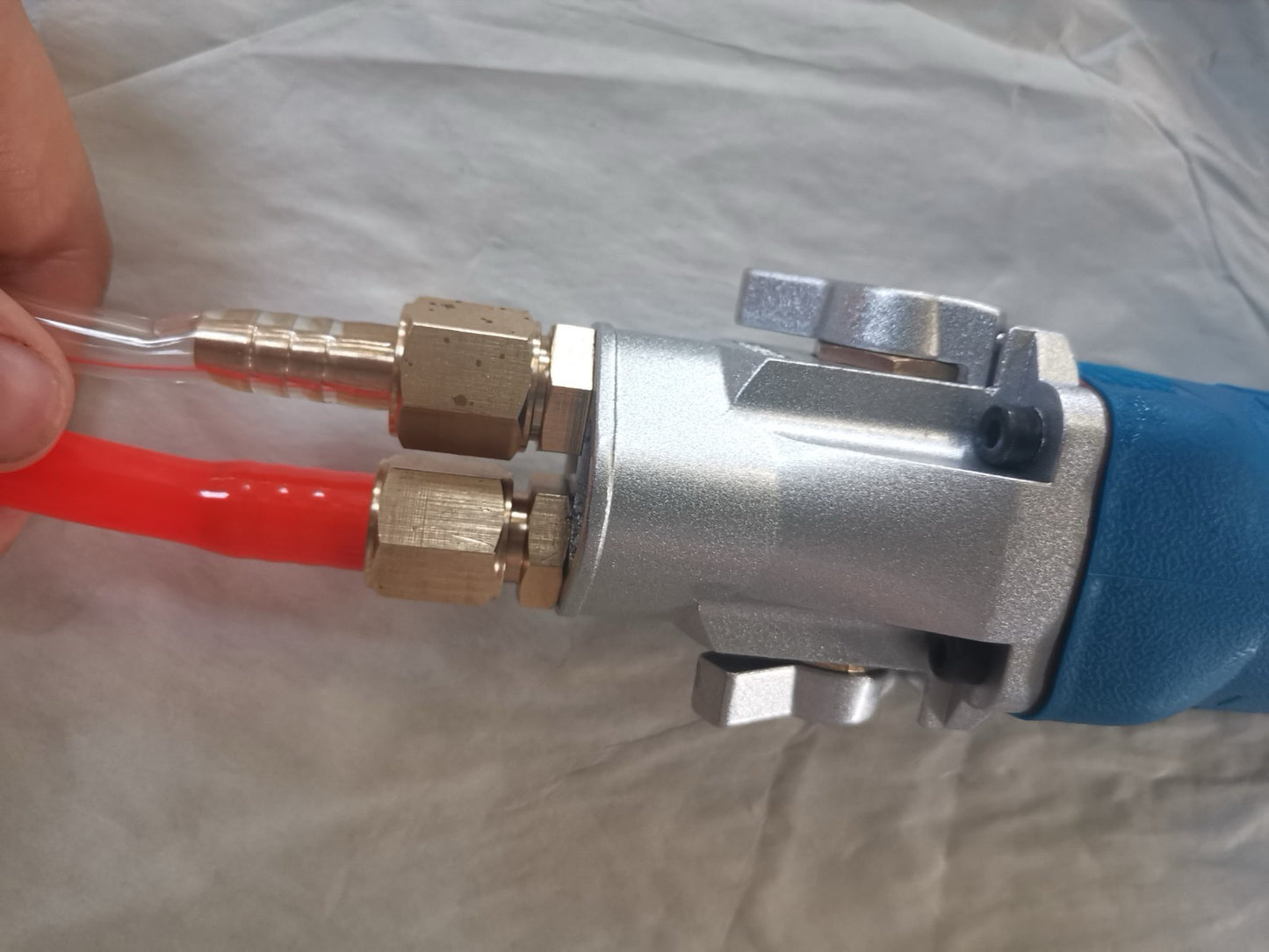 Portable 5500RPM pneumatic granite grinder stone air wet polisher