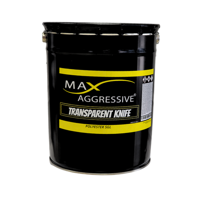 Max Aggressive Transparent Polyester Adhesive Knife Grade
