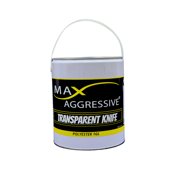 Max Aggressive Transparent Polyester Adhesive Knife Grade