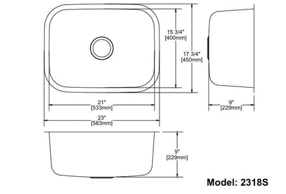 Sink Model: LGDP-2318S