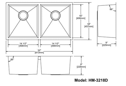 Sink Model: LGDP-HM-3218D