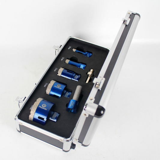 Thunder - Vacuum Brazed Dry Diamond Core Drill Bit Kit 20-68mm