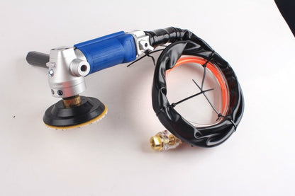 Portable 5500RPM pneumatic granite grinder stone air wet polisher