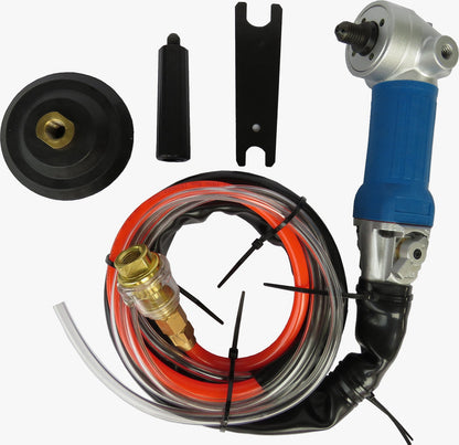 Portable 5500RPM pneumatic granite grinder stone air wet polisher