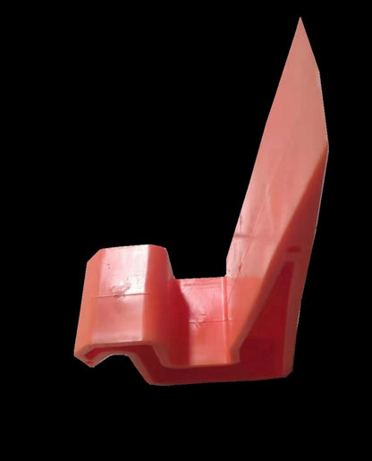Plastic wedge slab separator for stone