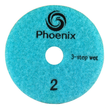 Premium Star 4" -  3 Step Wet Polishing Pads