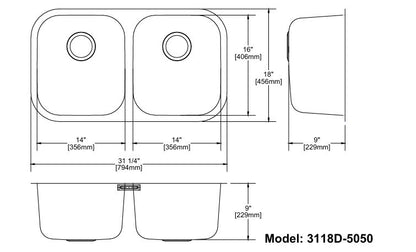 Sink Model:LGDP-3118D-5050